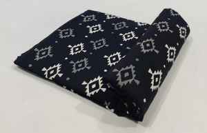 ผ้าฝ้าย100% บล็อกพิมพ์ลายผ้าฝ้ายผ้าฝ้ายทำด้วยมือแบบดั้งเดิมรักษาสิ่งแวดล้อมแบบดั้งเดิมระบายอากาศได้ - Product Image 6