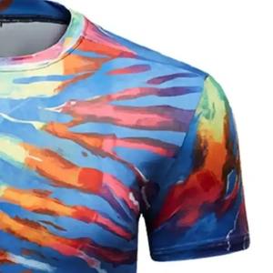 Camisetas de Algodón 100% para Hombre, Tallas Grandes, Cuello Redondo, Manga Corta, Diseño Personalizado, Alta Calidad, MOQ Bajo, Transpirables y de Secado Rápido - Product Image 3