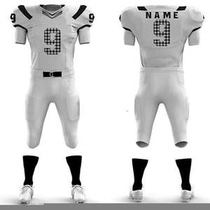 Uniformes de fútbol americano a precio de fábrica 2025, conjuntos de moda de la mejor calidad en todos los colores, talla grande, nueva llegada, sublimación - Product Image 3