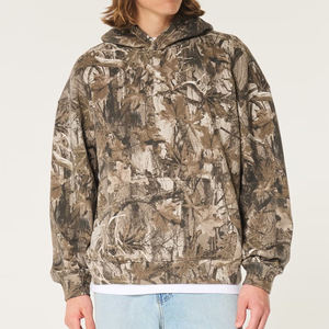 Sudadera Mexion al por mayor personalizable para hombre, informal, de otoño, antipilling, forrada, gruesa, sin cordón, con bolsillo en la capucha - Product Image 3