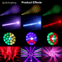 MGOLighting 1940 RGBW K15 R0be Tête mobile de lavage araignée Zoom pour événements Équipement d'éclairage de scène professionnel