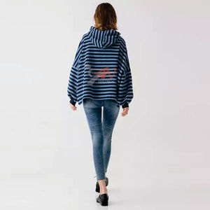 Sweat à capuche pour femme de haute qualité, imprimé avec un logo personnalisé, doublé, pour l'été, en tissu écologique - Product Image 2