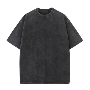 Camiseta Vintage lavada con ácido personalizada 2025 para hombre, ropa de calle de algodón 100% de alta calidad, diseño Retro esencial, nuevo esencial para hombre - Product Image 3