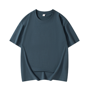 Camiseta de Hombre de Algodón y Poliéster Grueso Personalizada OEM, Camiseta Extra Grande, Lisa, Teñida, Camisetas de Hombre Lisas - Product Image 6