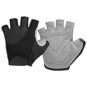 Gants de cyclisme en tissu maillé avec rembourrage en gel, fermeture à boucle et à crochets, respirants - Product Image 6