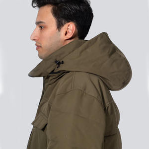 Chaqueta de Invierno para Hombre, Estilo Vintage, Entallada, con Cierre de Cremallera, Transpirable, Impermeable, Cortavientos y Ecológica - Product Image 4