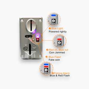 Aceptador de Monedas TW-131 para Productos de Arcade con Temperatura de Funcionamiento de -15 °C a +75 °C, Ancho de Pulso de 20ms/40ms/100ms, Precisión del 99% - Product Image 4