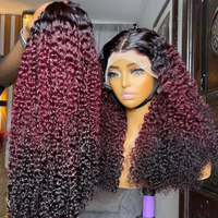 Perruque de cheveux crépus bouclés vietnamiens bruts courts Bob perruques de cheveux humains Swiss Lace Front Pixie Cut Lace Frontal perruques pour les femmes noires
