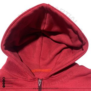 Sudadera con capucha frontal personalizada de alta calidad 100% algodón polar DTF pegatina bordado ecológico moda parche invierno Sudadera con capucha - Product Image 2