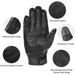 Gants de course XXL à doigts entiers en cuir de vachette véritable de haute qualité Logo personnalisé pour les sports et le motocross - Product Image 4
