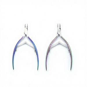 Pinzas multifuncionales para cutículas, pinzas para uñas OEM de tarifa al por mayor, pinzas coloridas ecológicas internacionales por concepto de belleza - Product Image 1
