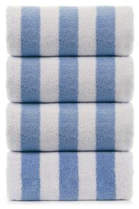 Ensemble de serviettes de bain en coton écologique à séchage rapide et hautement absorbant, couleur unie, style cabana, serviettes de plage douces pour la salle de bain de l'hôtel - Product Image 3