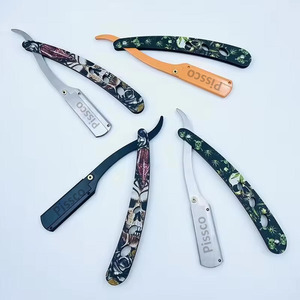 Wholesale Supplier Barber Straight <b>Edge</b> Shaving Razor Stainless Steel Hair Removing Razors Shaving Razors Barber Razor - Product Image 1