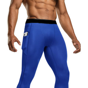 Pantalones de Compresión para Hombre, Ligeros, de Secado Rápido, Transpirables, con Cintura Elástica Completa, para Entrenamiento Deportivo al Aire Libre - Product Image 3