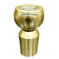 Quemador de incienso decorativo para el hogar de la mejor calidad Bakhoor de Metal martillado con acabado dorado, tamaño personalizado, Metal de lujo Mubkhar