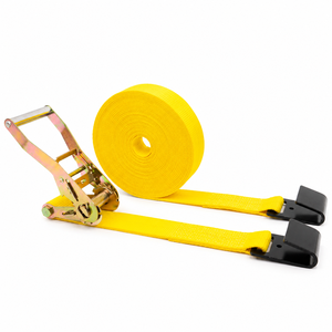 Correa de Amarre de Carga Industrial de Poliéster OEM de 50 mm con Ganchos Planos, 8 m, 5000 kg, Fabricante Profesional - Product Image 1