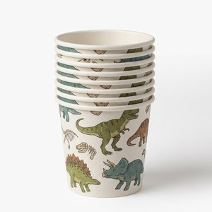 Ensemble complet de vaisselle de fête sur le thème des dinosaures - 24 assiettes, gobelets et serviettes en papier jetables pour la décoration d'<span class=keywords><strong>anniversaire</strong></span> d'un garçon - Product Image 3