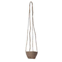 Maceta Colgante de Yute 100% Natural Tallada a Mano, Decoración Ecológica para el Hogar y Jardín, Personalizable, Venta al Por Mayor