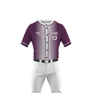 2025 nouveauté uniformes de baseball respirants de haute qualité OEM entretenus ensembles de manches courtes en vrac disponible - Product Image 4