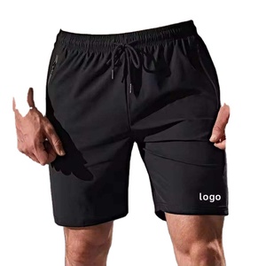 Shorts de sport amples et décontractés pour hommes, séchage rapide, respirants, légers, en polyester et coton, pour l'entraînement et la gym - Product Image 1
