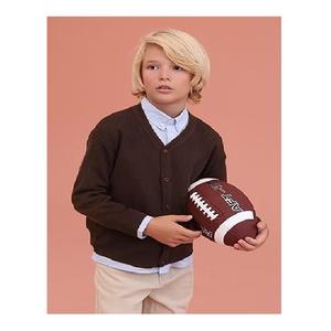 Haute qualité couleur unie à manches longues enfants pull 100% coton meilleure vente pull d'hiver pour garçons Direct Bangladesh usine - Product Image 4