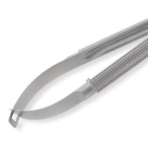 Micro ciseaux droits ultra fins manche plat 15cm 14mm lame Instruments de chirurgie plastique - Product Image 6