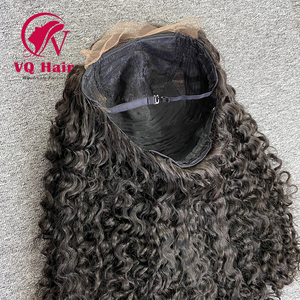 Peluca con cierre de onda profunda, superventas, encaje transparente, cutícula alineada, Peluca de cabello humano, cabello vietnamita crudo - Product Image 5