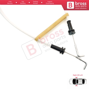 BDP637 Inner Door Handle Release <b>Lock</b> Latch Bowden <b>Cable</b> 813712F000 Front for Cerato Spectra - Product Image 3
