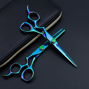 Pakistan fabrication barbier coupe de cheveux ciseaux papier Coted acier inoxydable fait droitier lame tranchante ciseaux - Product Image 3