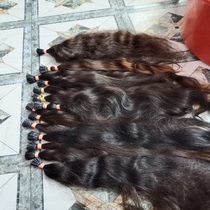 Extensiones de cabello humano Remy, mechones de cutícula virgen Natural sin procesar, precio al por mayor - Product Image 3