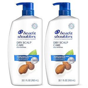 Champú Head & Shoulders, Tratamiento Anticaspa de Uso Diario Sin Parabenos, Cuidado del Cuero Cabelludo Seco con Aceite de Almendras, 32.1 fl oz, Paquete Doble - Product Image 1