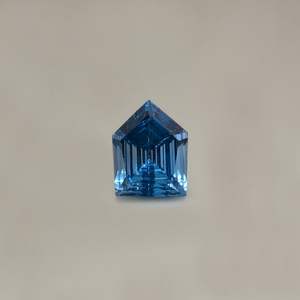 December birthstone หายาก loodon Blue Topaz หินตัดเว้ารูปร่างห้าเหลี่ยมตัดแม่นยำพลอยสีฟ้าบุษราคัมแฟนซี - Product Image 1