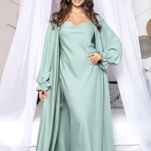 Casual Summer Linen Long Dresses Ladies Waisted Fitted Clothing 2024 Womens Clothes Party Wear Casual Dress