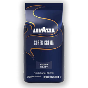 Lavazza Super Crema Grains entiers 1 kg en vrac - Meilleure vente de mélange crémeux pour les marchés d'exportation - Product Image 1
