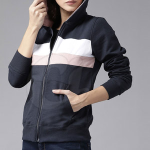 Sweats à capuche streetwear pour femmes 100% coton Dernier design avec service OEM personnalisé Placement du logo sur le devant pour l'hiver - Product Image 3