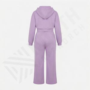 Conjunto Deportivo de Dos Piezas con Diseño Personalizado, Lavado Ácido, Ligero, Color Personalizado, Cremallera Sólida, Ropa Deportiva Nueva - Product Image 2