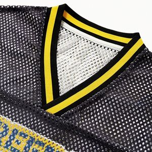 Jersey de Fútbol Americano Retro de Malla 100% Poliéster Impreso en 3D de Buena Fabricación con Nombre y Número Personalizables de Secado Rápido - Product Image 3