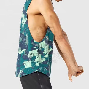 Nouveau style 2026 – Débardeur homme respirant et à séchage rapide en polyester/coton – Vente en gros - Product Image 4