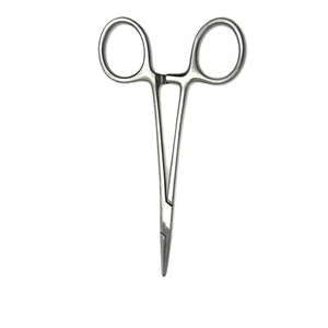Fórceps para mosquitos Halstead de la mejor calidad, acabado satinado, abrazadera recta de 4,5 pulgadas, fórceps médicos de acero alemán para cirugía - Product Image 3