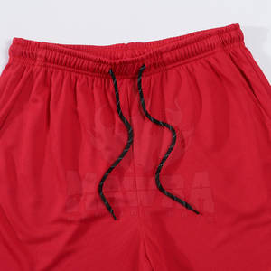 Pantalones Cortos Deportivos de Poliéster Transpirable de Alta Calidad para Hombre, Ropa Deportiva Informal con Cintura Media y Diseño Sólido - Product Image 5