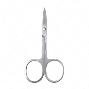 Stainless Steel Manicure Scissors Straight Blade Sharp Tip Round Handle Durable Nail Care Tool 8.8cm Precision <b>Cuticle</b> <b>Trimmer</b> - Product Image 3