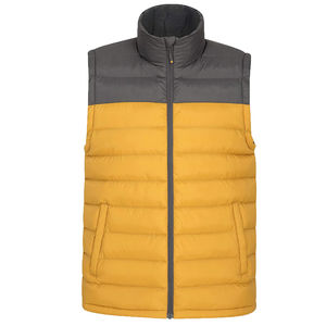 Customized <b>Men's</b> Quilted Winter <b>Gilet</b> Warm Breathable <b>Lightweight</b> Fabric Casual Style Reversible Sleeveless Puffer Vest Jacket - Product Image 4