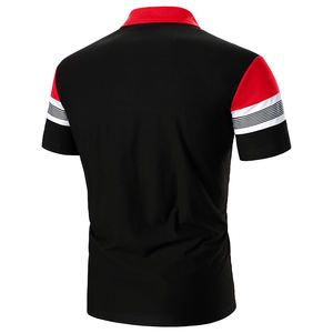 Último diseño de fábrica al por mayor personalizado de alta calidad de secado rápido Casual logotipo personalizado bordado impreso hombres Polo camisa - Product Image 3