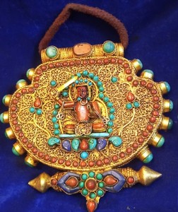 Grands pendentifs ghau tibétains - Product Image 2