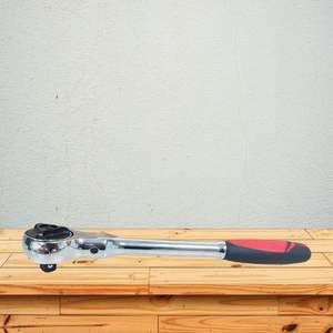 Poignée à cliquet pivotante à tête ronde 72T, tige ronde avec poignée 2K - Product Image 1