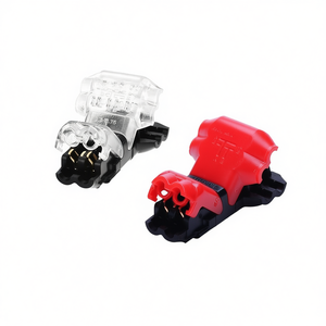5pcs <b>Quick</b> <b>Connector</b> Terminal Block T Type for Stripping 2 Wires Random Colors Other Connectors Product - Product Image 2