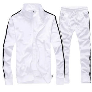 Survêtements de sport pour hommes de haute qualité, coupe classique, ensembles de survêtements, 100% coton, options de tailles plus grandes, logo personnalisé - Product Image 1