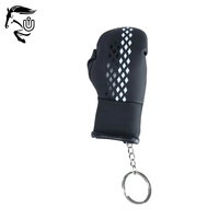 Haute qualité Logo personnalisé imprimé Mini gant de boxe porte-clés en cuir hommes voiture sac pendentif boxe Match porte-clés accessoires