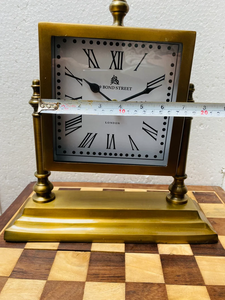 Horloge de Table en laiton rétro nautique montre Antique garde-temps de bureau nautique horloge antique pour cadeau de table pour horloge de travail de patron - Product Image 5