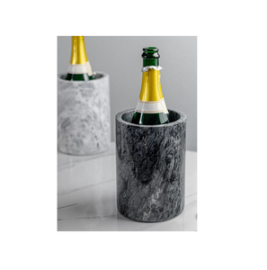 Refroidisseur de seau à glace de bière en marbre Refroidisseur de bouteille de vin Accessoires de barre Refroidisseur de vin de Champagne Seau de bouteille de vin avec vente - Product Image 1